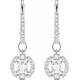 Серьги Swarovski Sparkling Dance Round 5272366