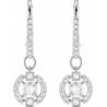 Серьги Swarovski Sparkling Dance Round 5272366