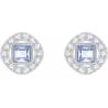 Серьги Swarovski Angelic Square 5352048
