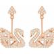 Серьги Swarovski Facet Swan 5358058